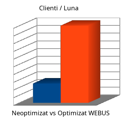 Customers per months Clienti pe luna